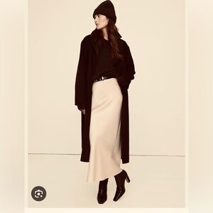 2025 Marc New York Vegan Leather Women's Midi Skirt